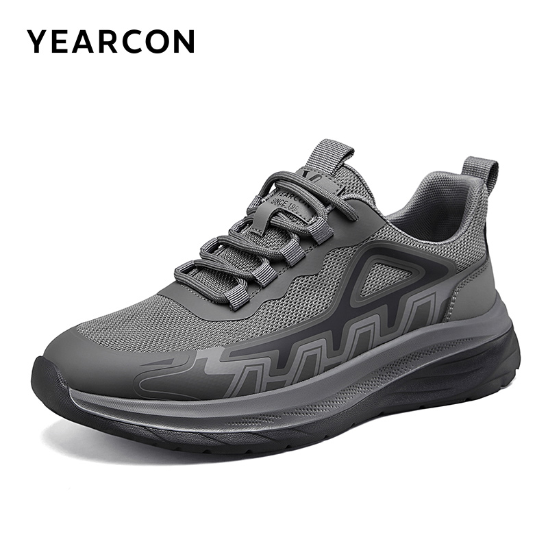 品质意尔康男鞋潮流休闲鞋男2025春秋新款舒适透气轻便运动鞋四季