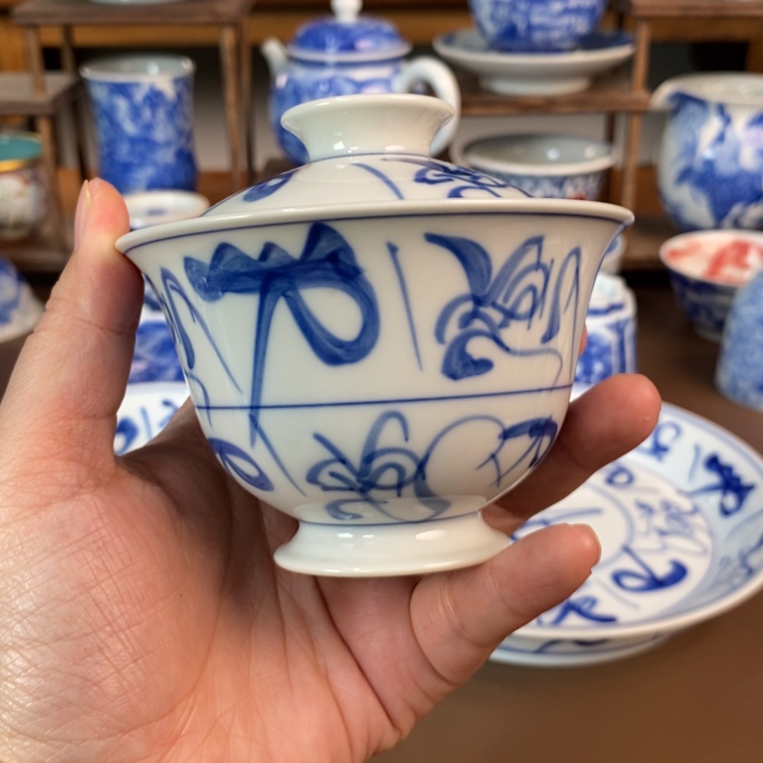 景德镇陶瓷手工手绘