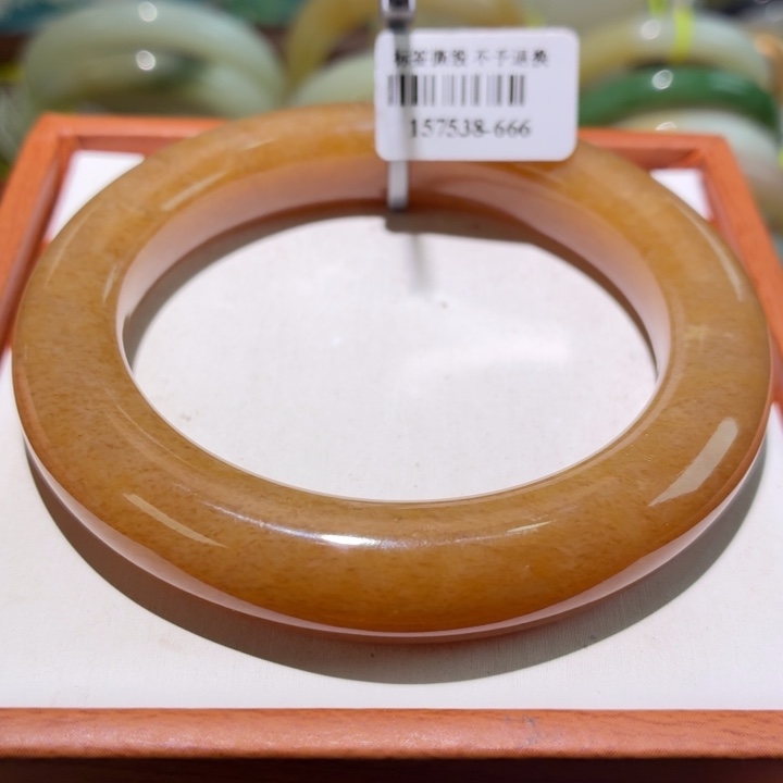 和田玉未镶嵌手镯 59 60