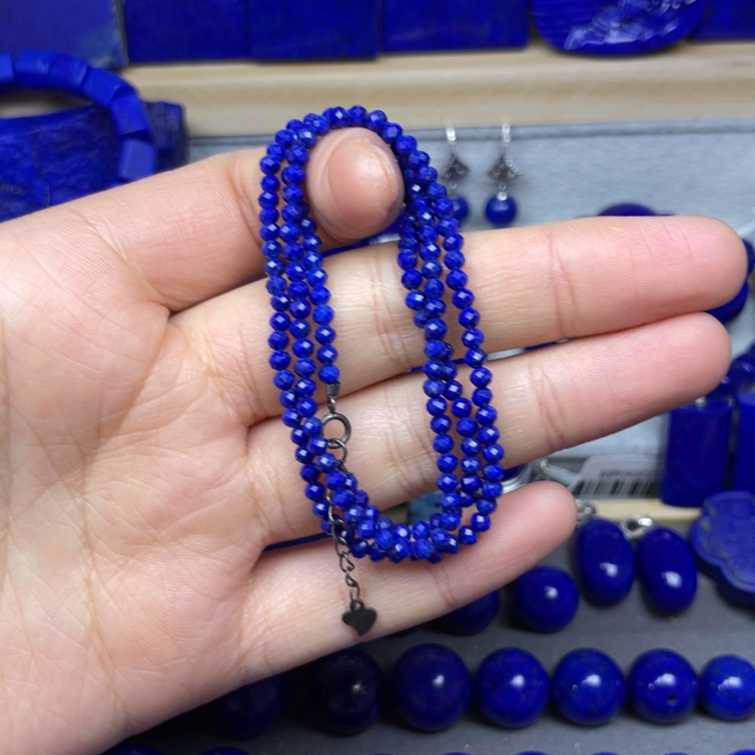 青金石锁骨链未镶嵌