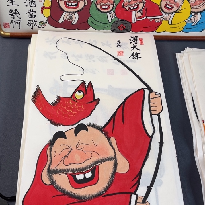 国画纯手绘禅意画作品