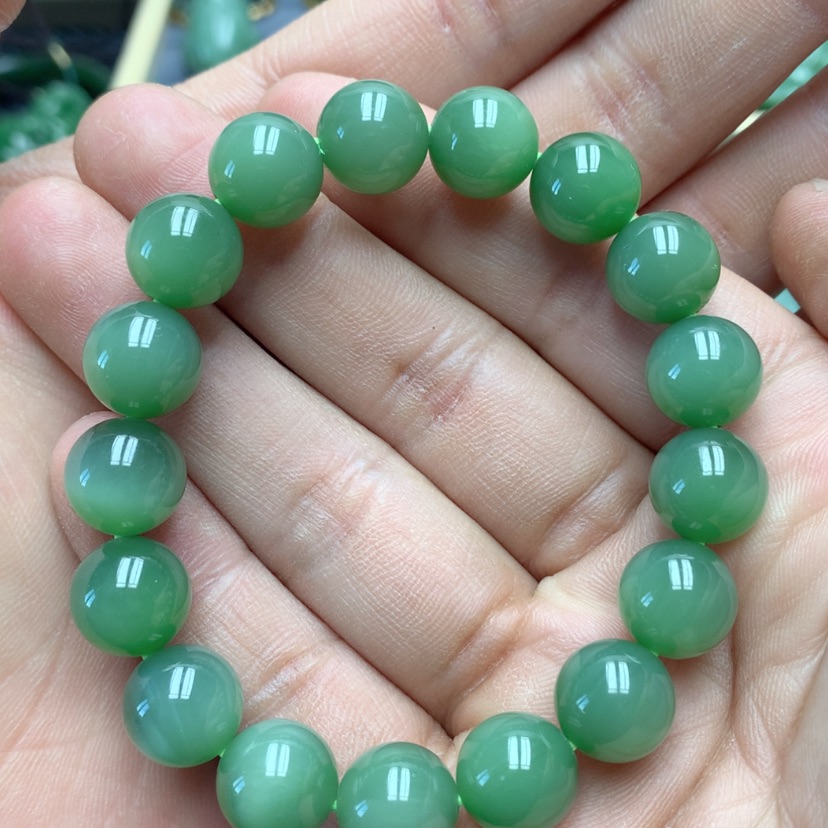 【闪购商品】和田玉（碧玉）手链未镶嵌