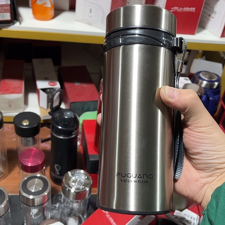 玻璃茶隔款富光提绳杯680毫升