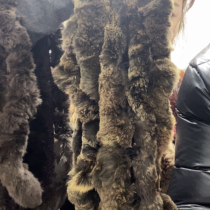 三醋酯纤维围巾5666