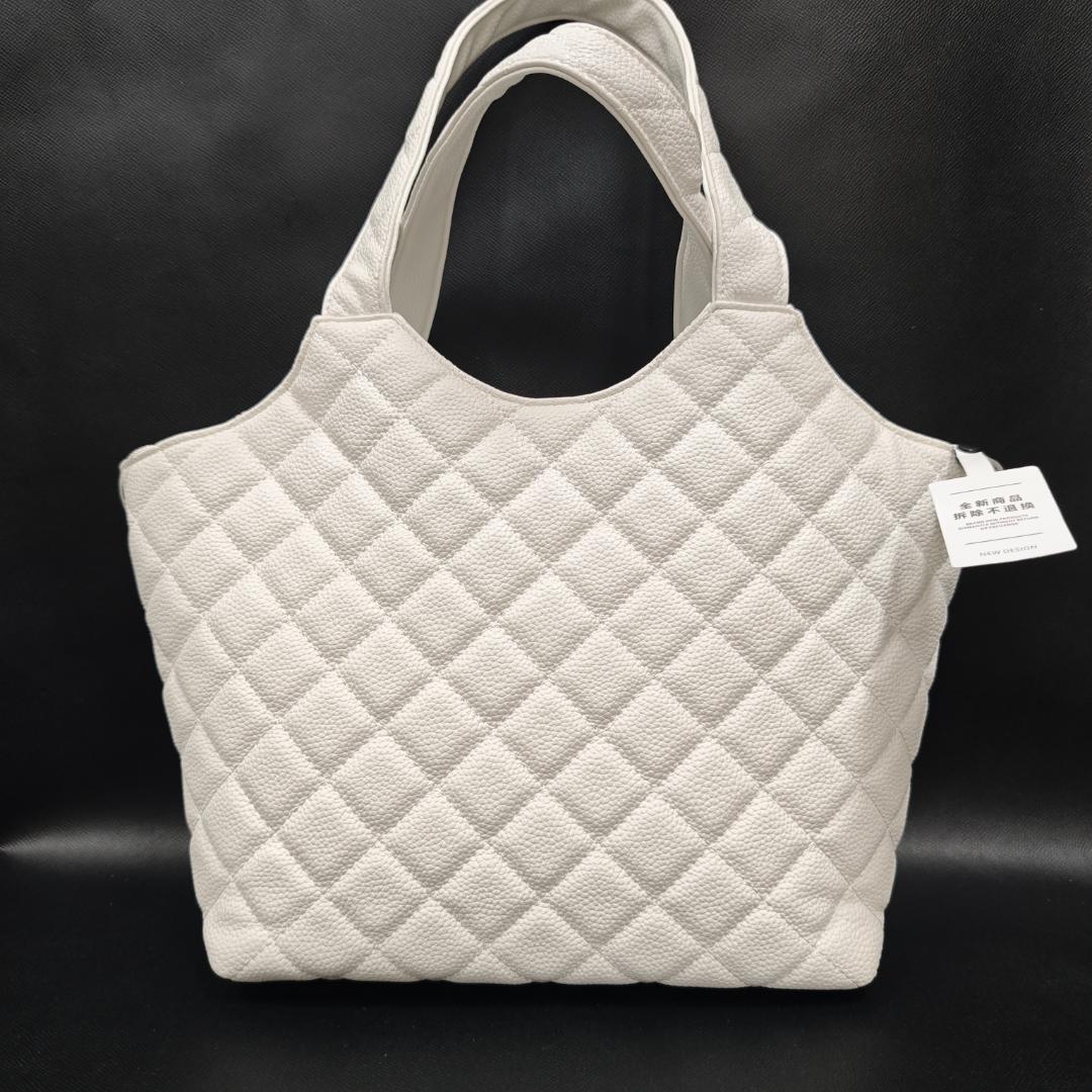 SMVP 高定奢品 时尚潮流真皮新款女包 0647 白色中ca 购物