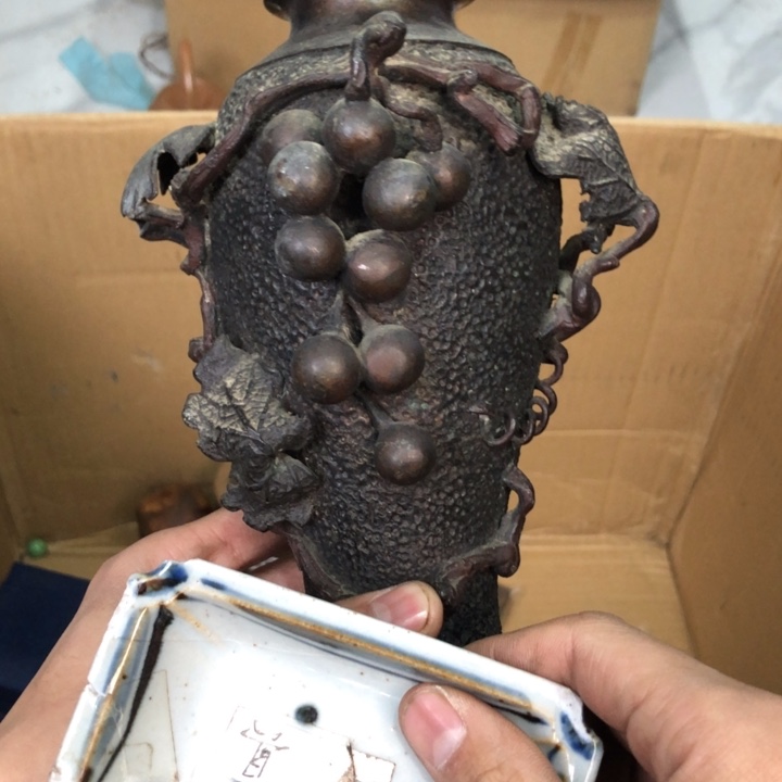 陶瓷孤品单件车里拍