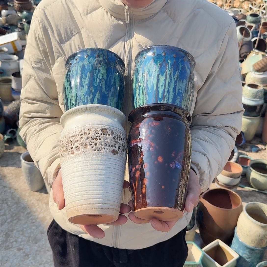 紫砂花盆口12高18（四个老庄大福利云仓