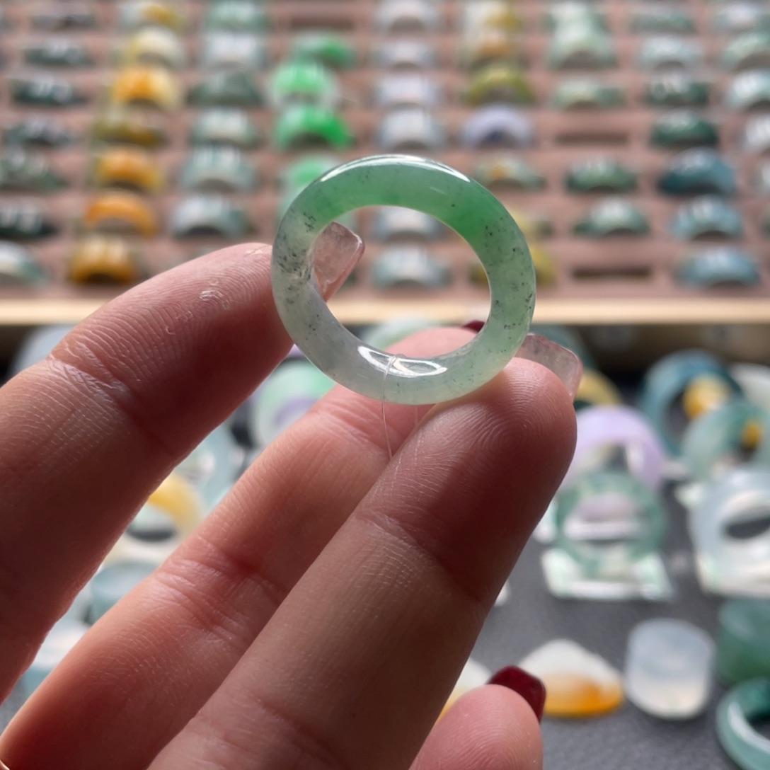 翡翠戒指未镶嵌戒指16
