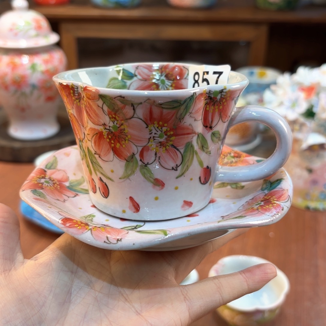 景德镇手绘高温釉下彩陶瓷茶具