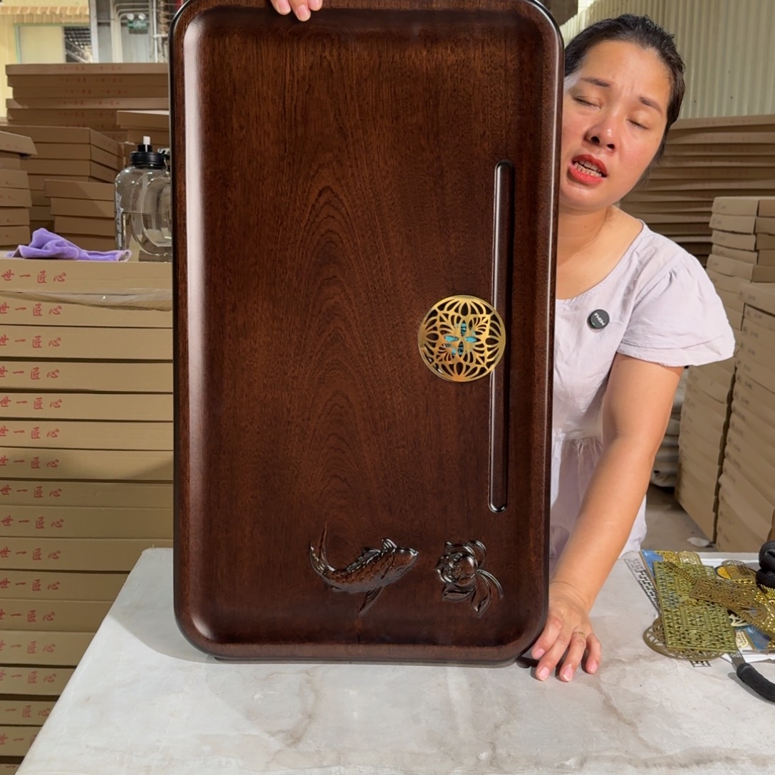 花梨木茶盘72*42尺寸