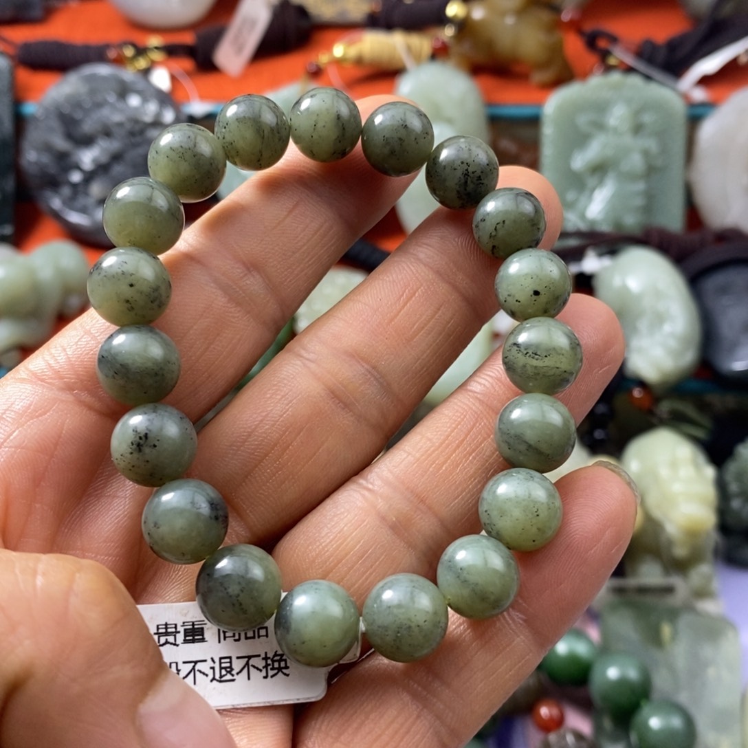 和田玉未镶嵌手链