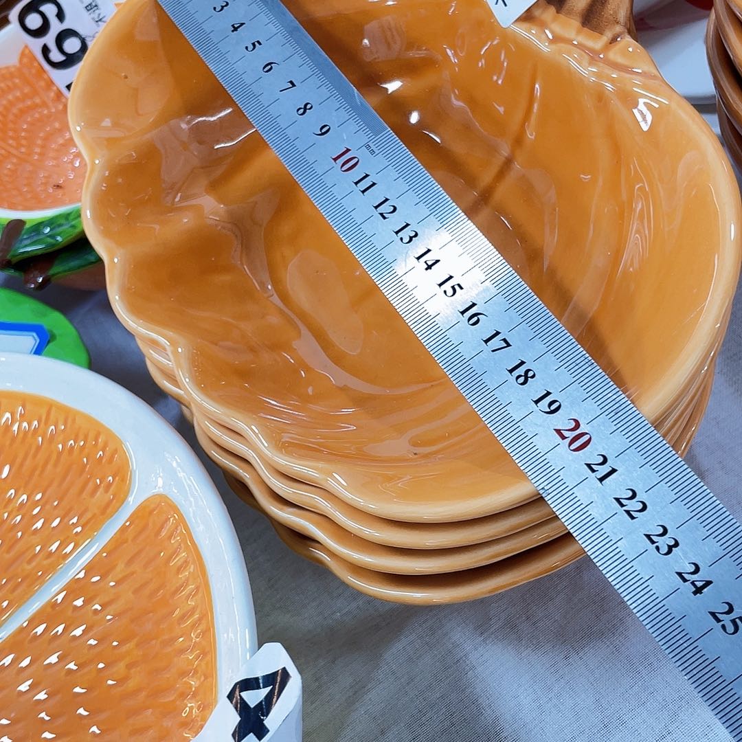 满20包邮瑕疵陶瓷不退不换完美主义者慎拍 南瓜碗大