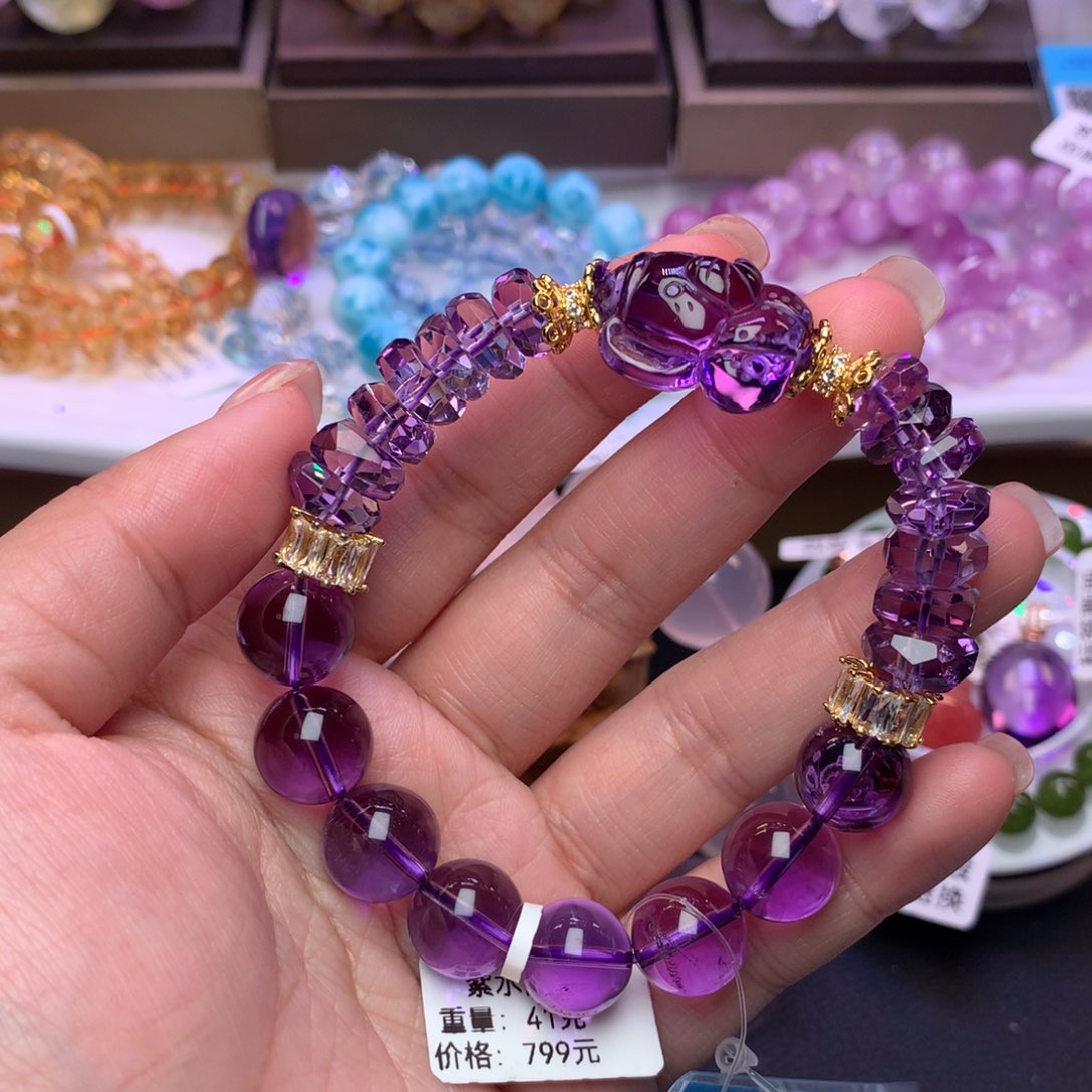 水晶手链未镶嵌手链