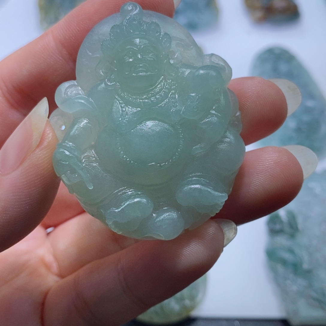 未镶嵌定制翡翠毛货