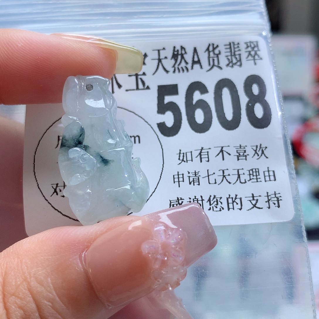 翡翠未镶嵌颈饰，