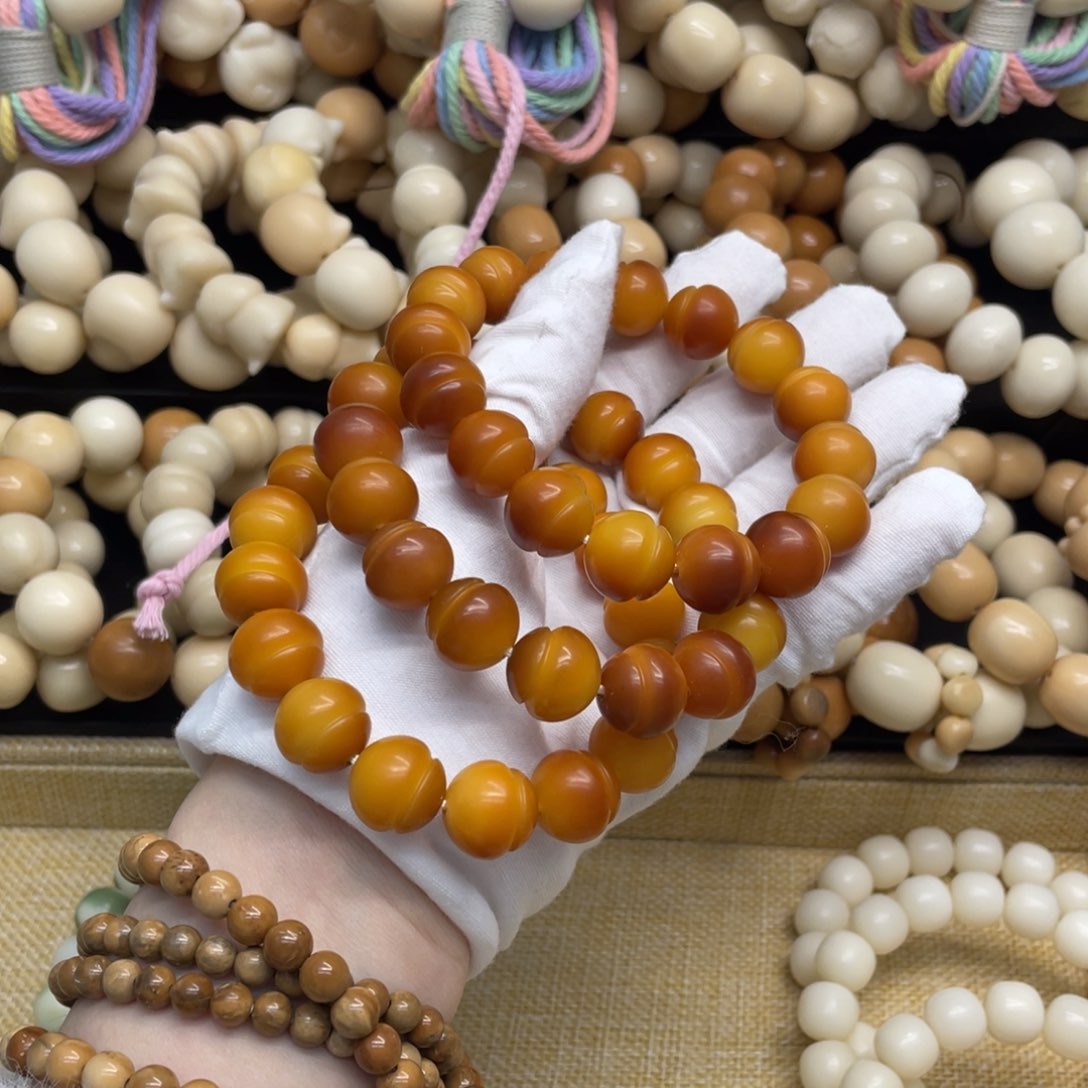 菩提根/象牙果吊坠15干磨晕色油膏葫芦一锅156