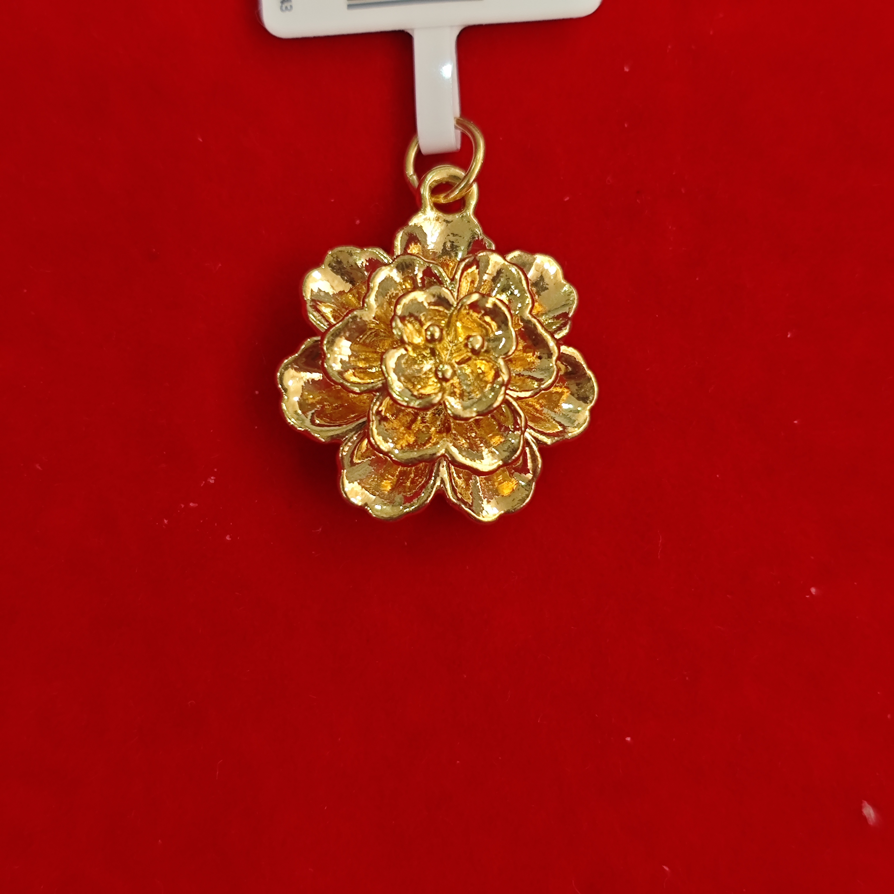 【思思专享】 足金999饰品 金花吊坠 0.53 GP