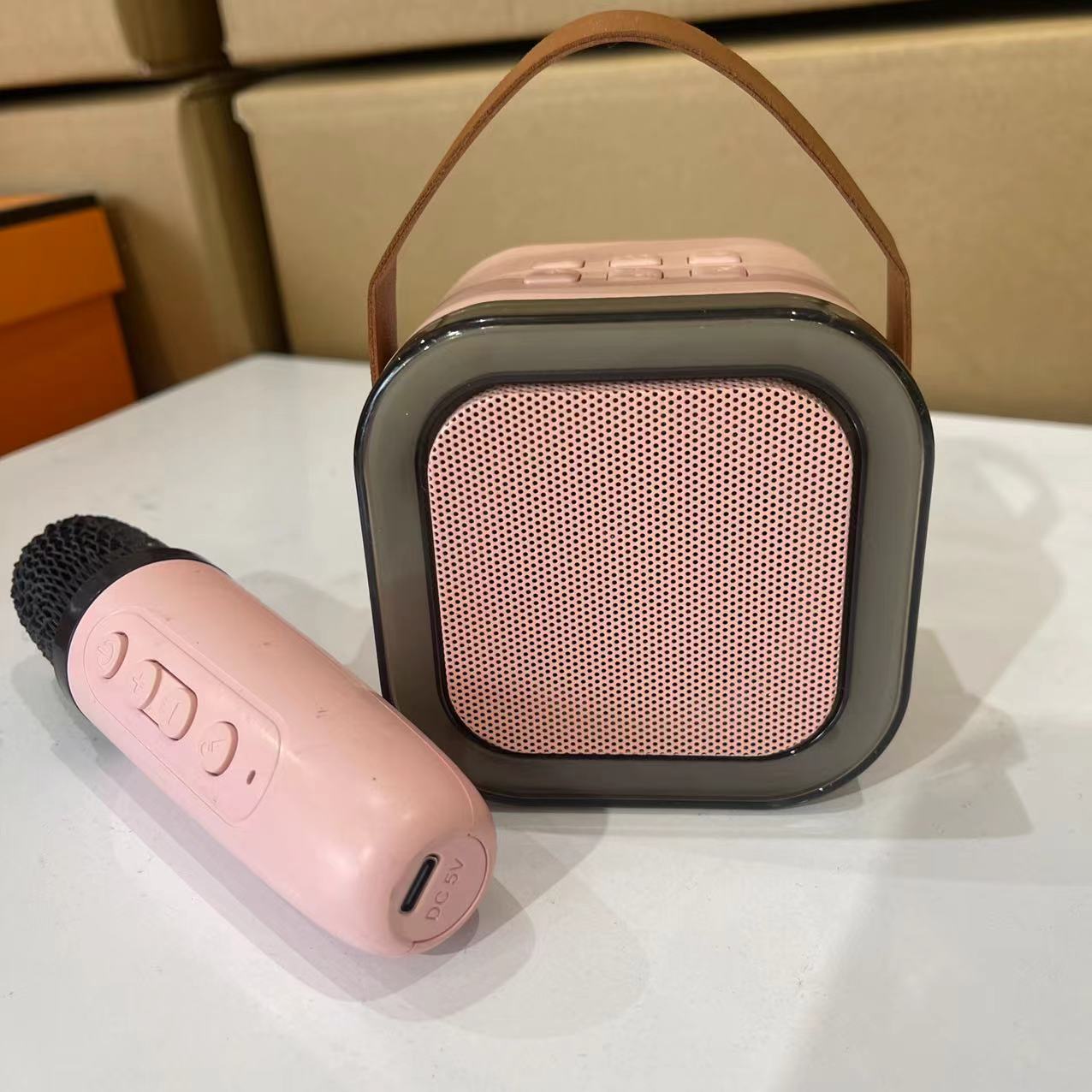 话筒音响一体麦克风k歌无线蓝牙亲子家用唱歌音箱ktv套装迷你