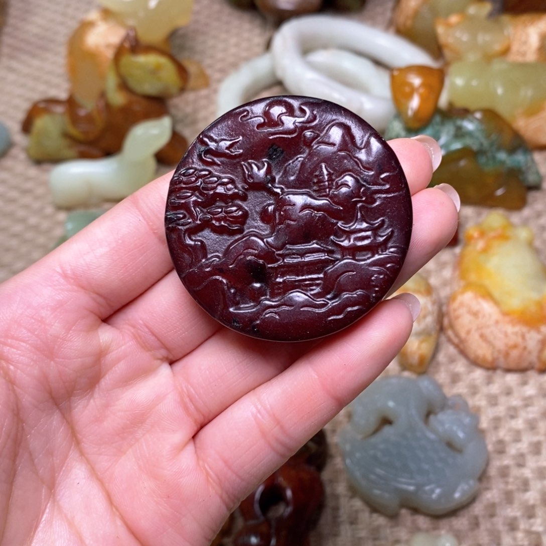 白玉菩提吊坠白玉菩提白玉菩提摆件