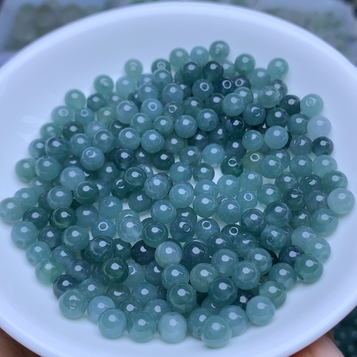 散珠翡翠卡5.7冰蓝水33个