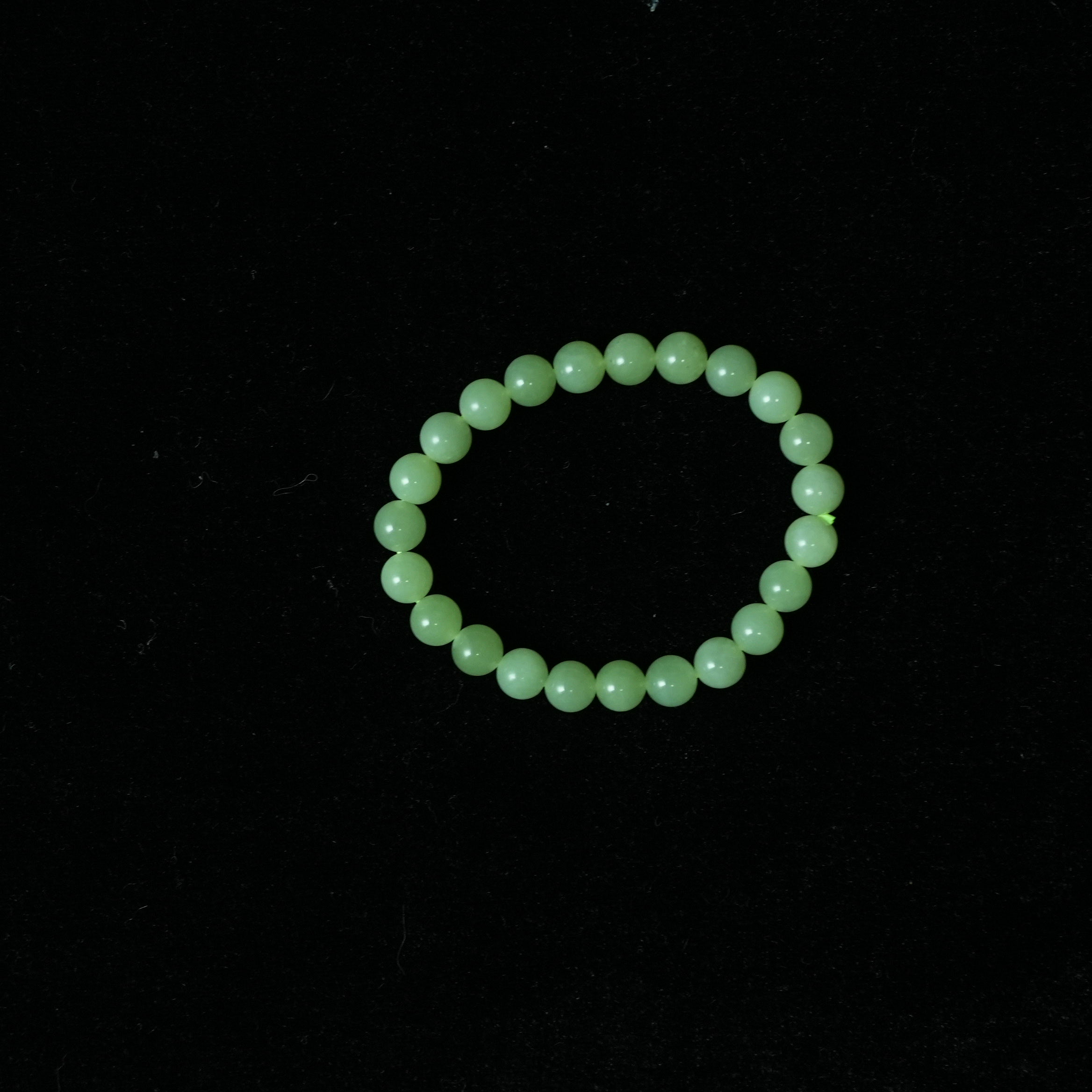 55G158  创汇 和田青白玉筒形珠手串