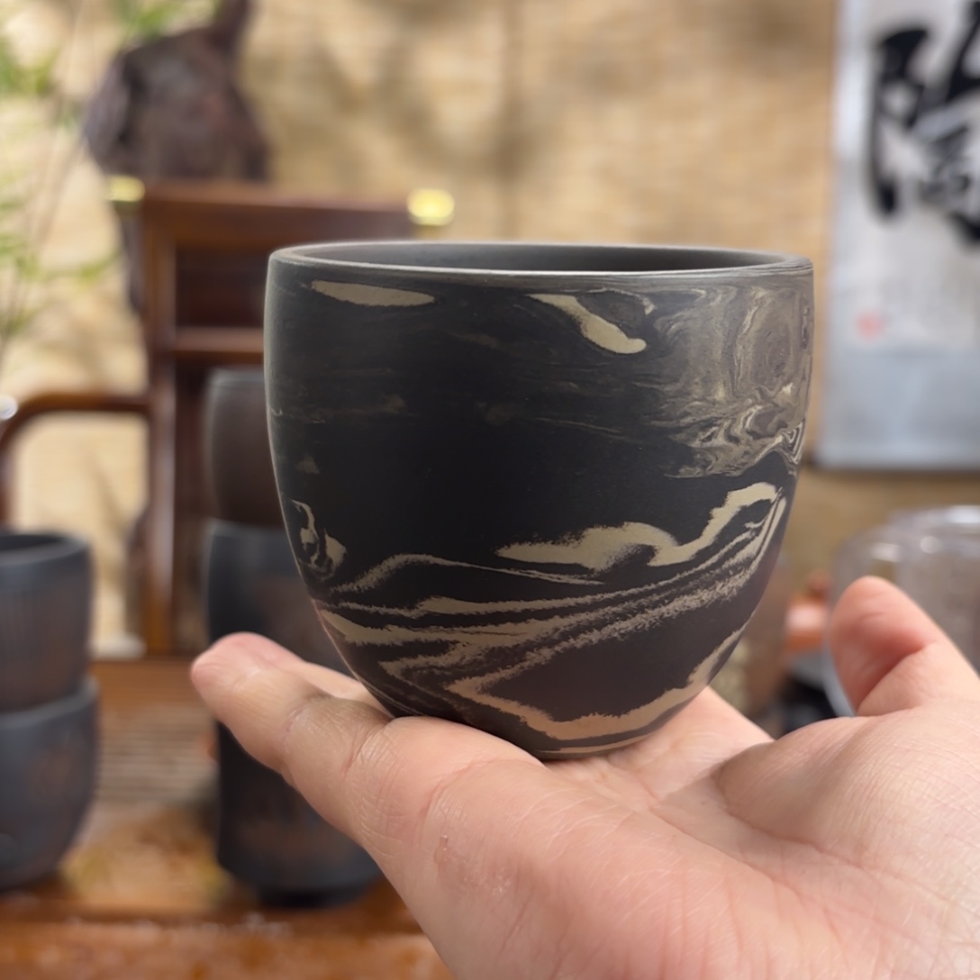 杯建水紫陶胶泥主人杯