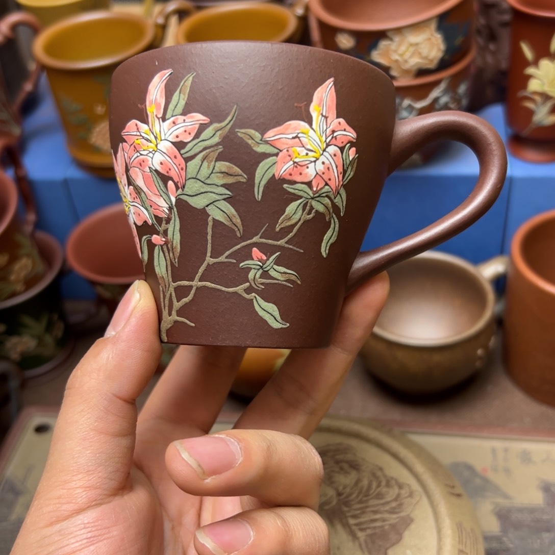 紫砂茶杯紫砂主人杯180cc