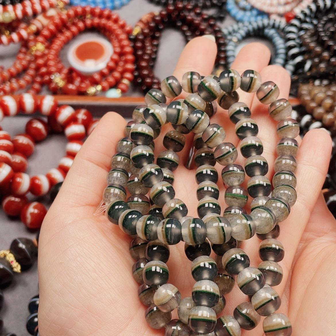 【闪购商品】合金玛瑙/玉髓珠宝半成品