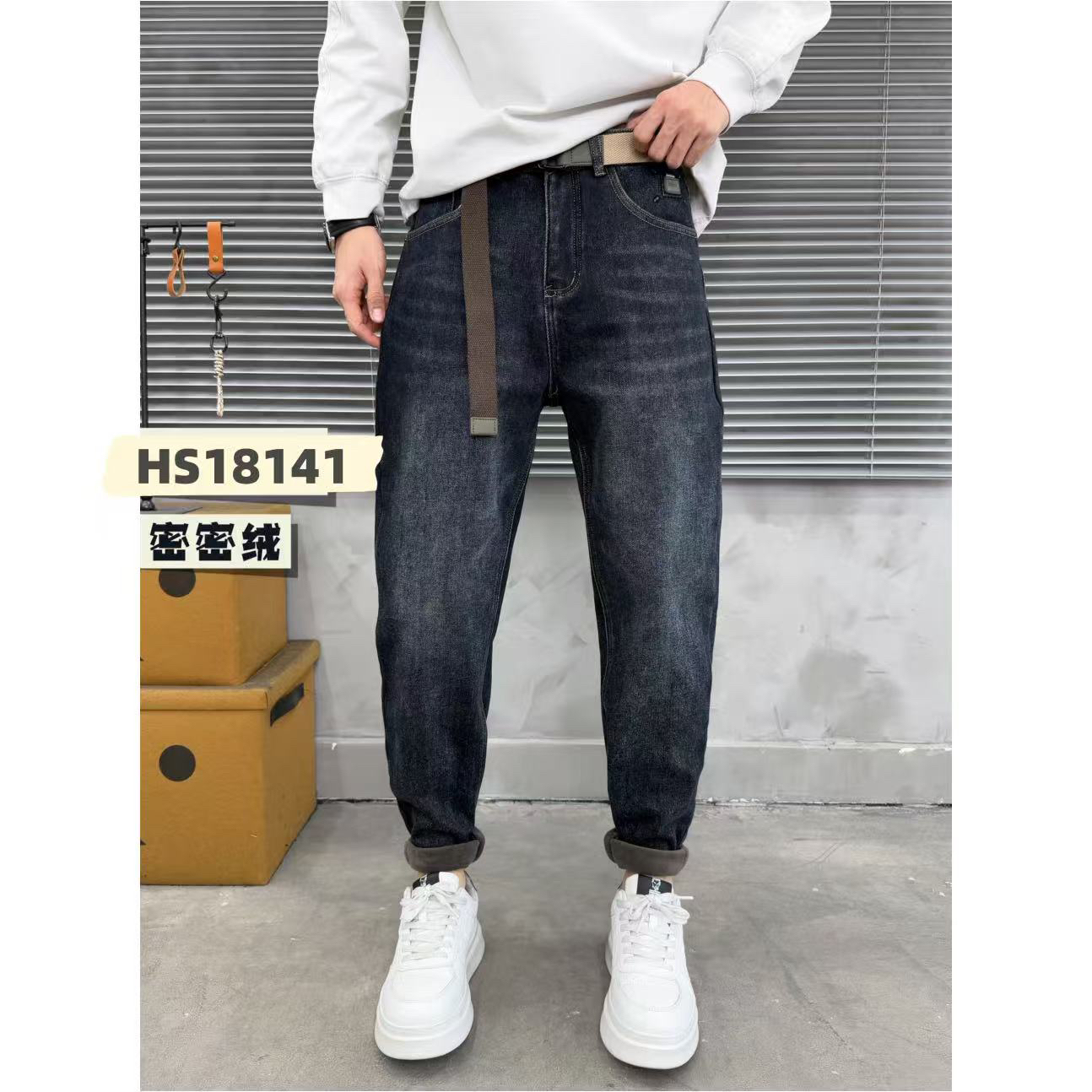 2025年冬季新款加厚加绒18141和18137款新塘牛仔裤2025新款爆款