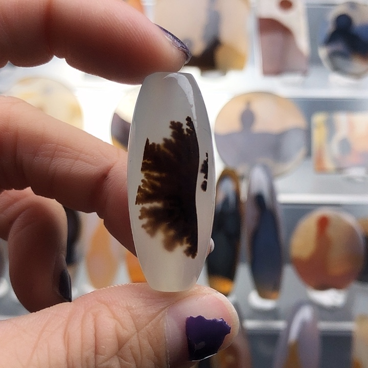 玛瑙/玉髓未镶嵌颈饰195