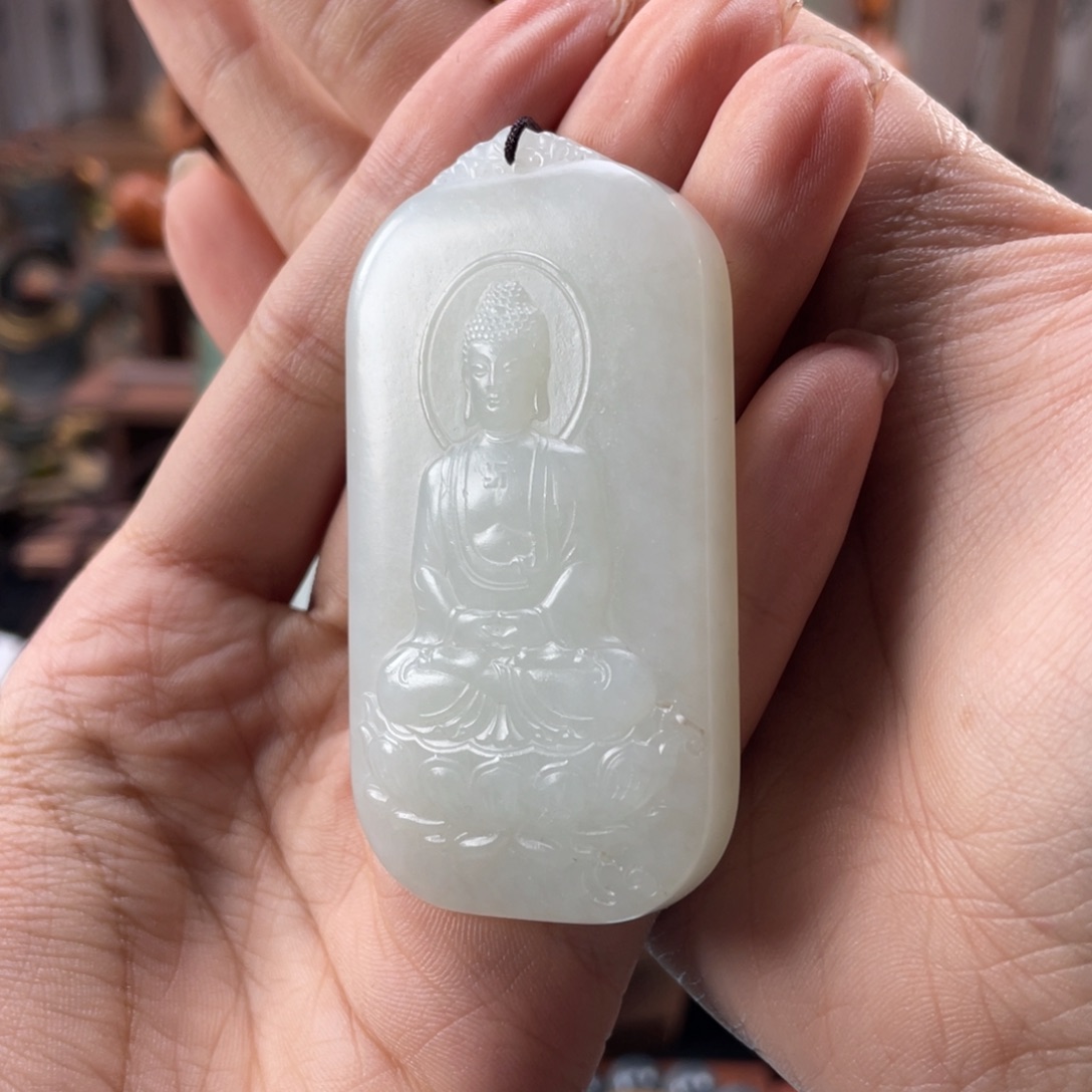 和田玉（糖玉）颈饰未镶嵌一**光