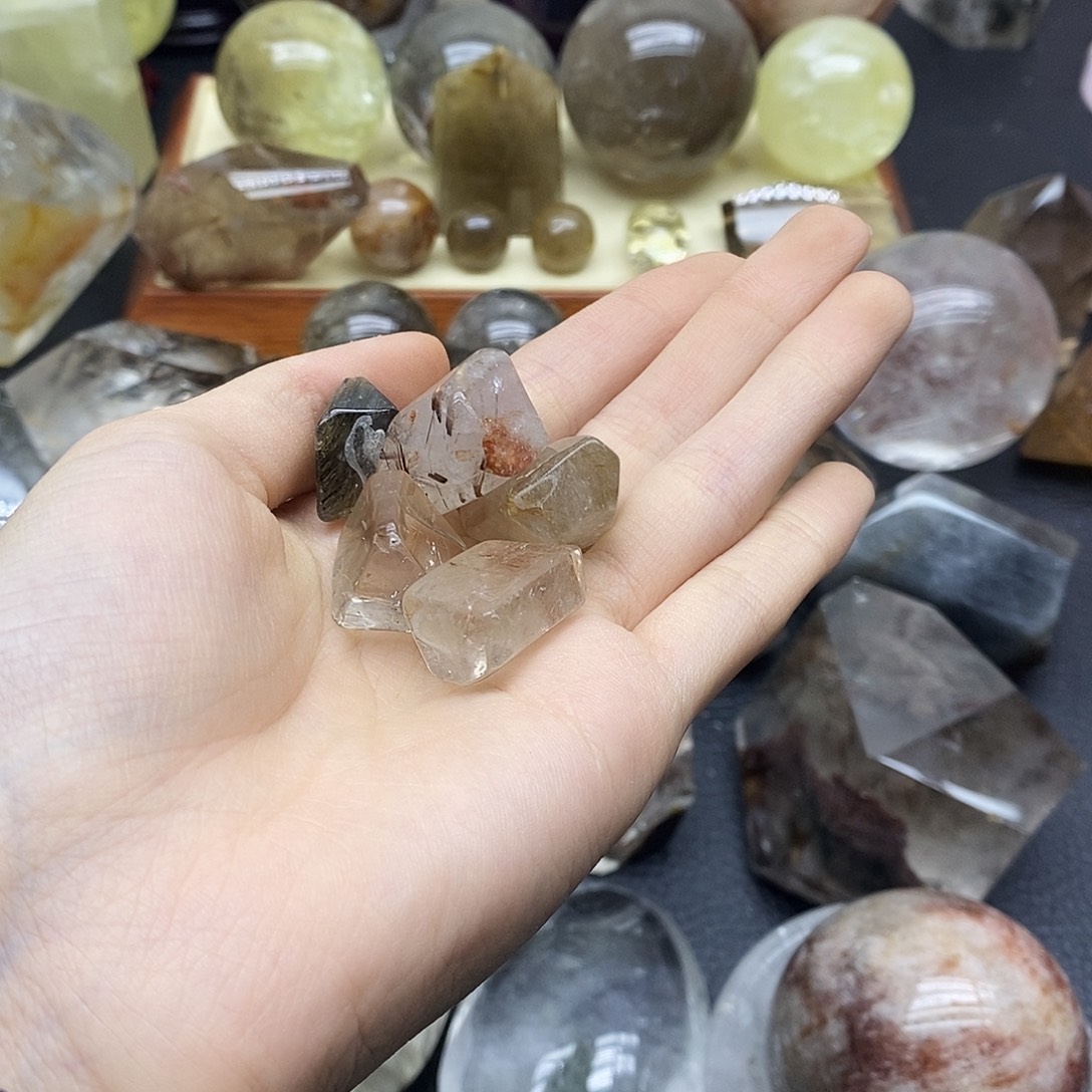 水晶珠宝半成品未镶嵌165水晶石