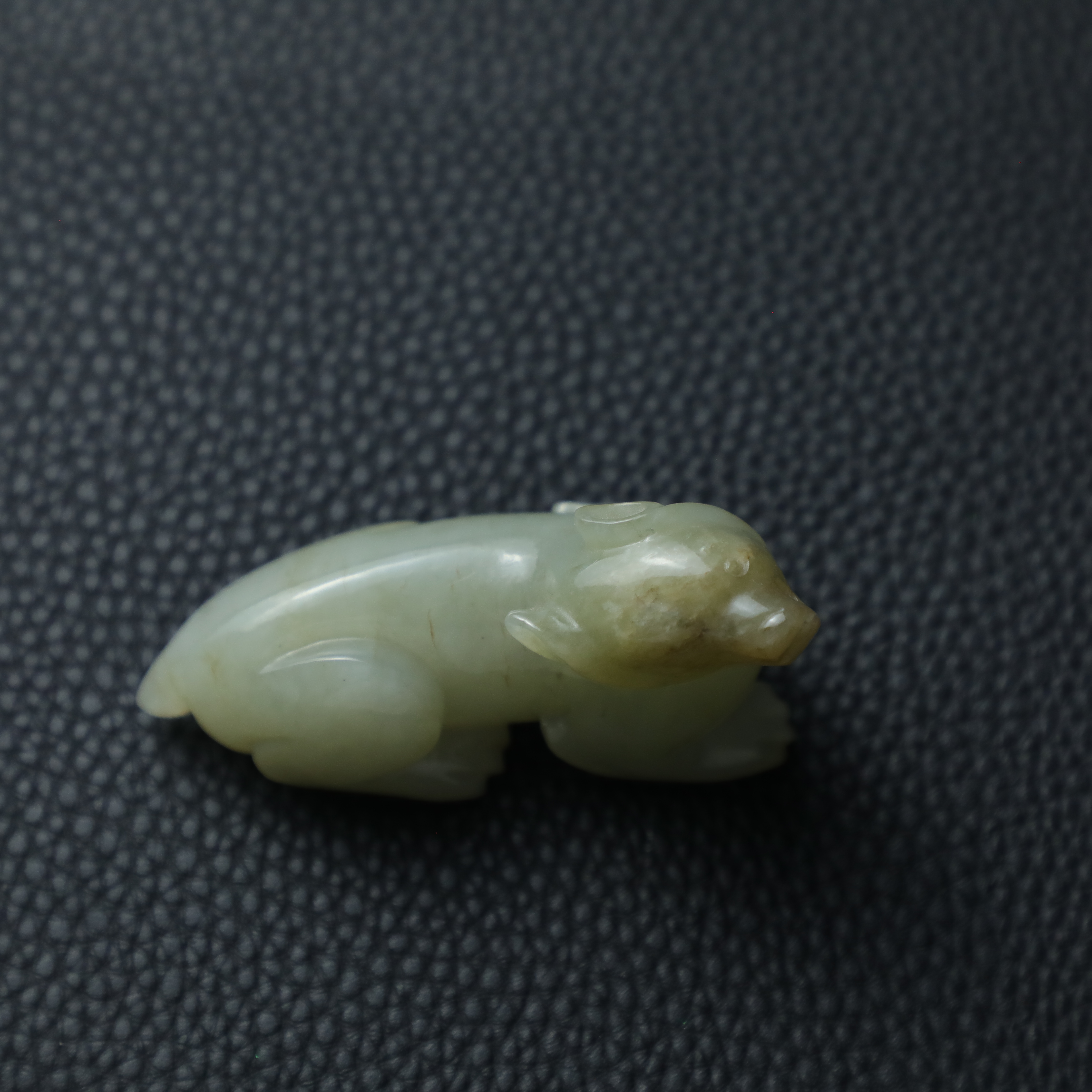 TCWWA07296清晚和田白玉熊