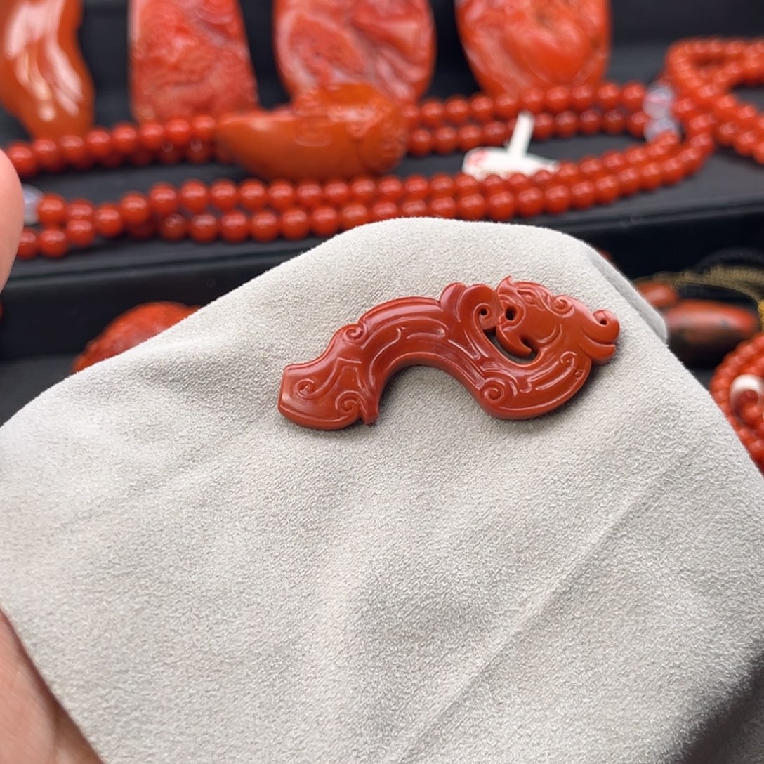 南红玛瑙未镶嵌手链