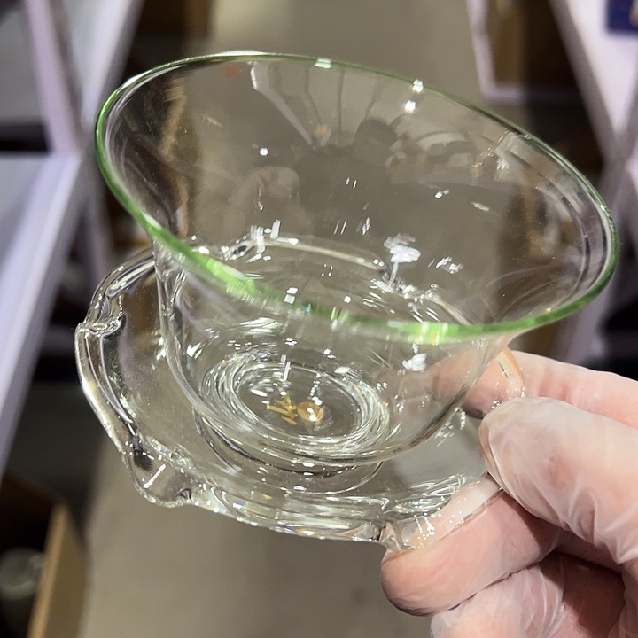 孤品 没有盖子 绿盖碗 