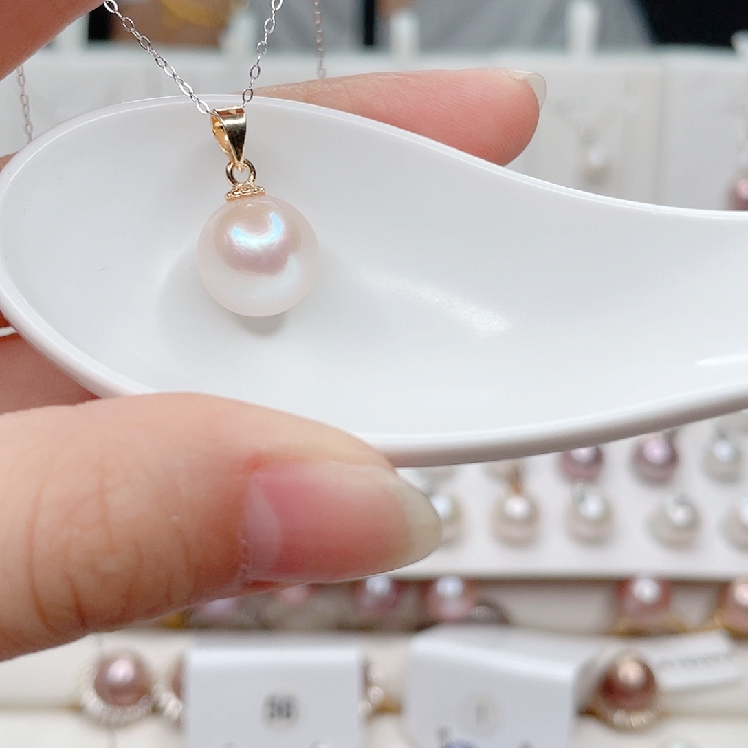 淡水珍珠吊坠(赠链)合金