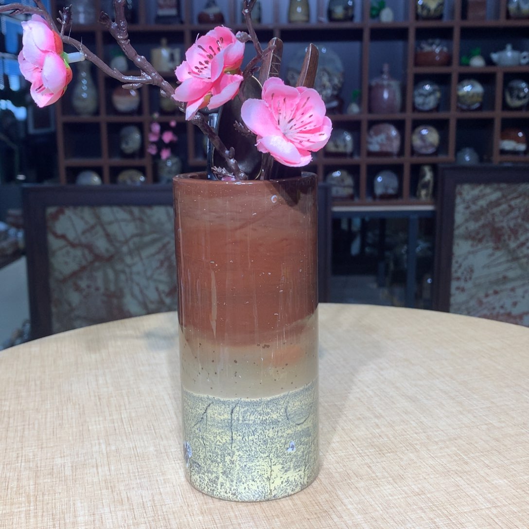 紫砂，广西国画石摆件，收藏观赏