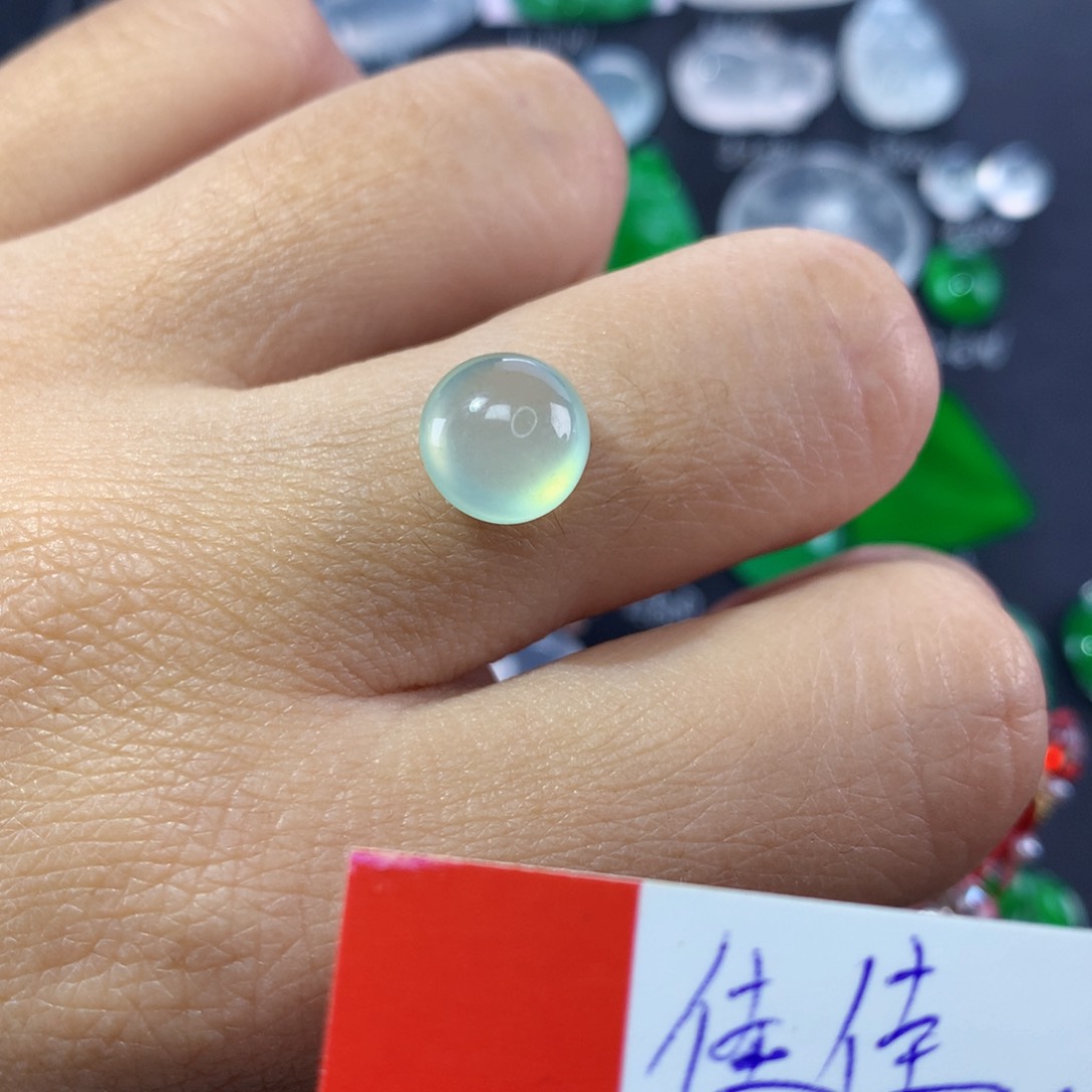 翡翠颈饰未镶嵌纯天然缅甸A货翡翠