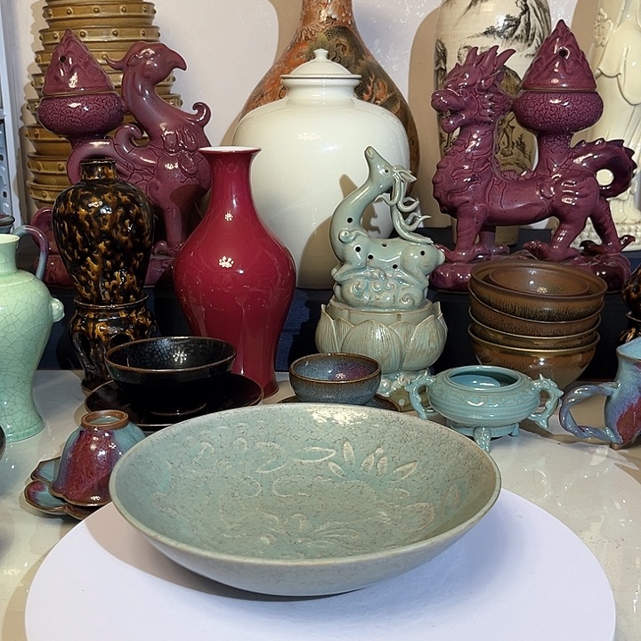 瓷片摆件摆件摆件