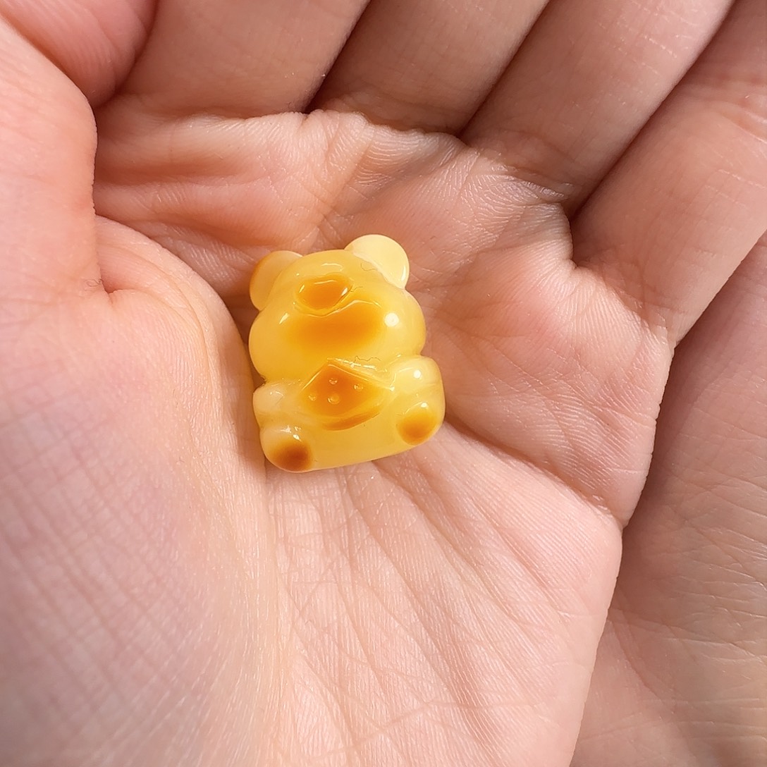 琥珀珠宝奇石未镶嵌饼****⁰