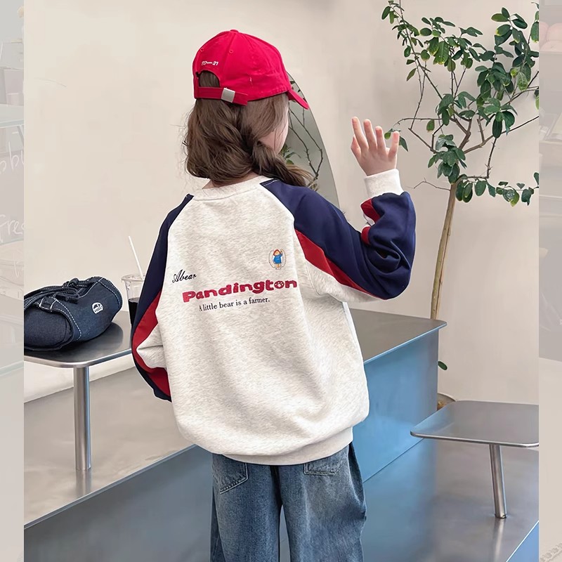 女童卫衣春秋2025新款洋气童装小女孩秋季时尚衣服儿童秋装上衣潮