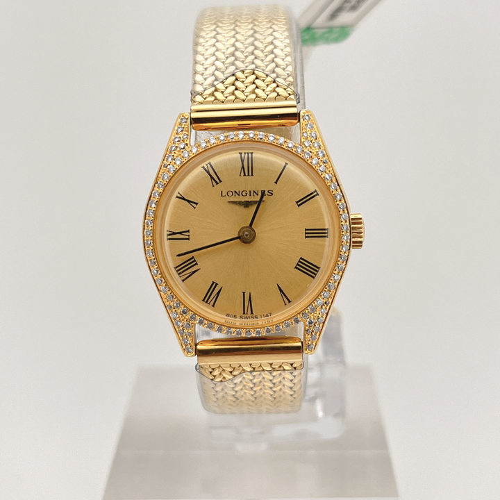 95新 Longines/浪琴 手动机械后钻19*22mm/公价32999/w10897