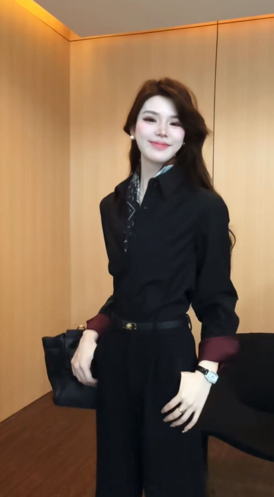 【轻风梨月】高级感时尚气质百搭显瘦加绒长袖衬衫ZKK1063款