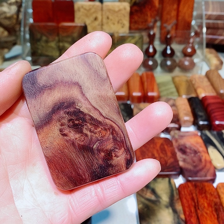 少***凡香榧木大红酸枝手把牌子49