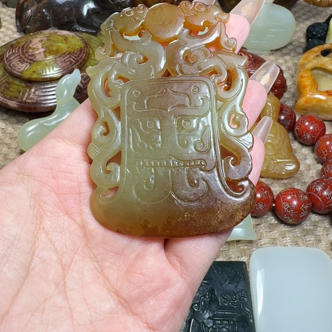 吊坠白玉菩提挂件