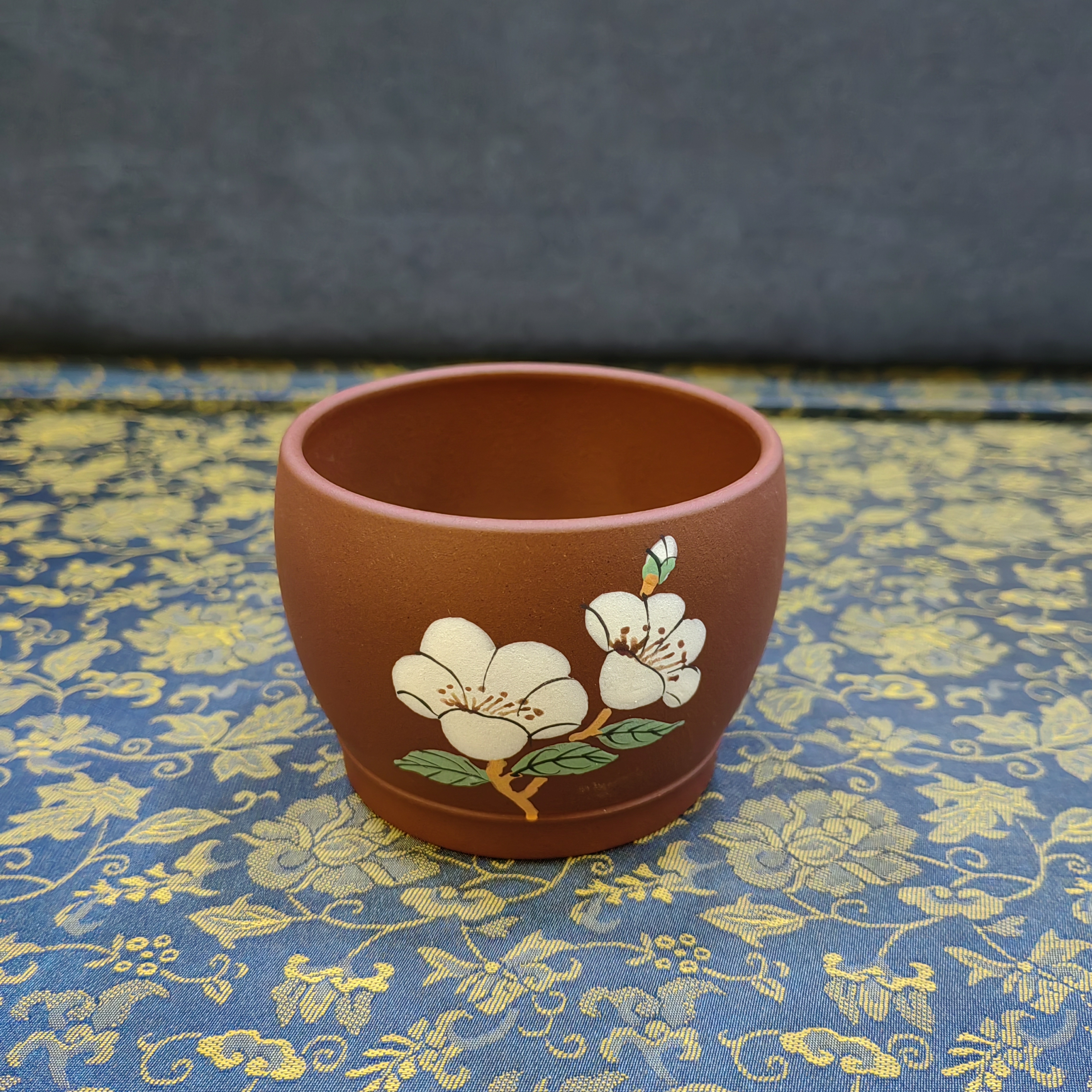 乡宁景韵鸿鹄原矿紫砂红泥 主人杯一个