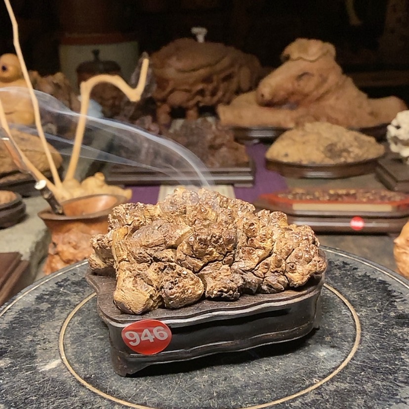 【闪购商品】946号荔枝木香炉工艺