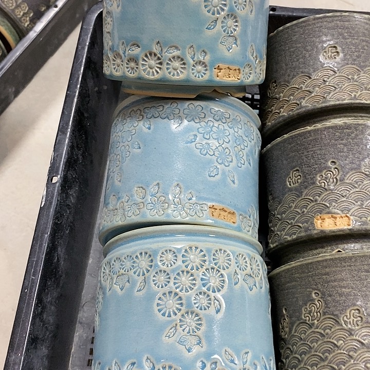 七里烧花盆3-7-456口径8