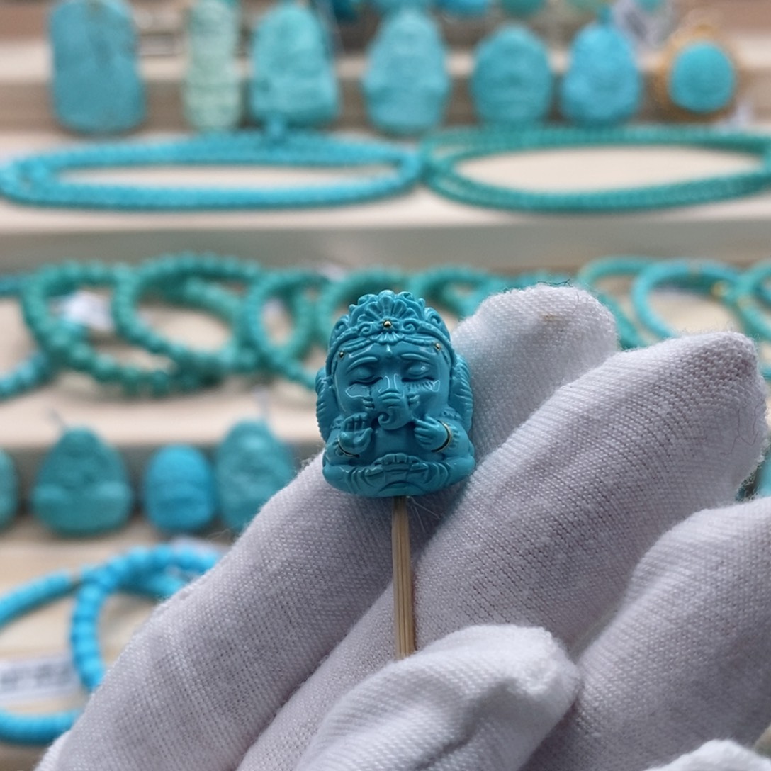 绿松石珠宝奇石未镶嵌