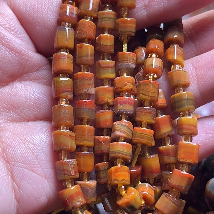 玛瑙/玉髓未镶嵌项链